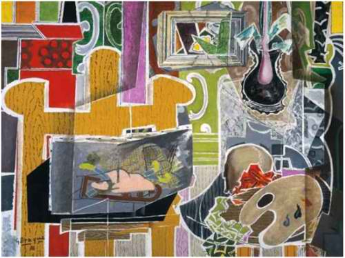 آثار جورج براک با عنوان کوبیسم هنوز زنده است 1928-1945