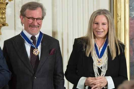 «مدال آزادی» آمریکا برای باربارا استرایسند و استیون اسپیلبرگ