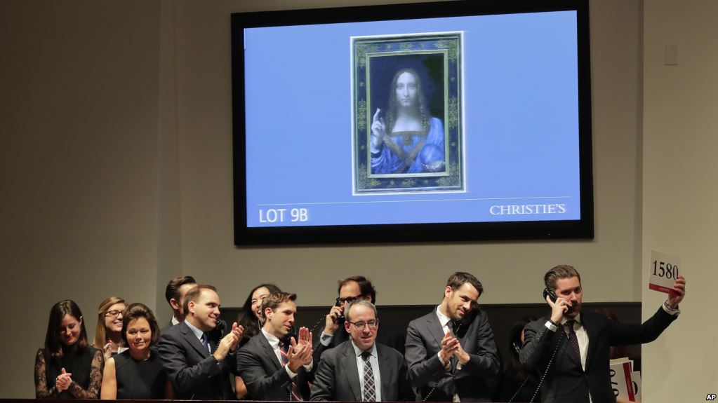 یک تابلوی نقاشی منسوب به لئوناردو داوینچی 450 میلیون دلار فروخته شد!