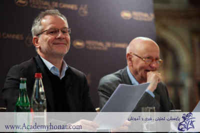 تیری فرمو و ژیل ژاکوب در کنفرانس مطبوعاتی کن 2011