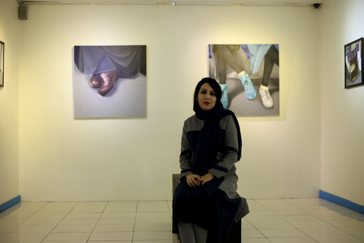 گزارش تصویری و ویدیویی از افتتاحیه نمایشگاه نقاشی‌های سهیلا طیبی