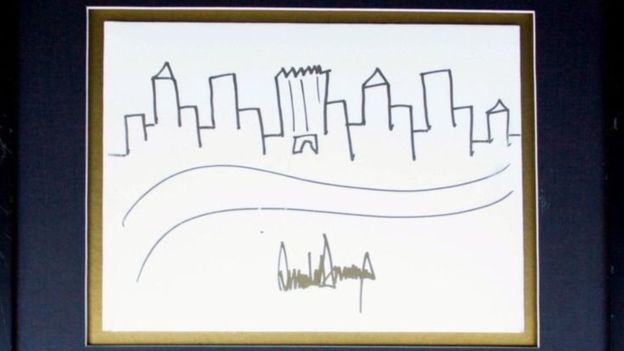 یک نقاشی از ترامپ 29 هزار دلار فروخته شد!